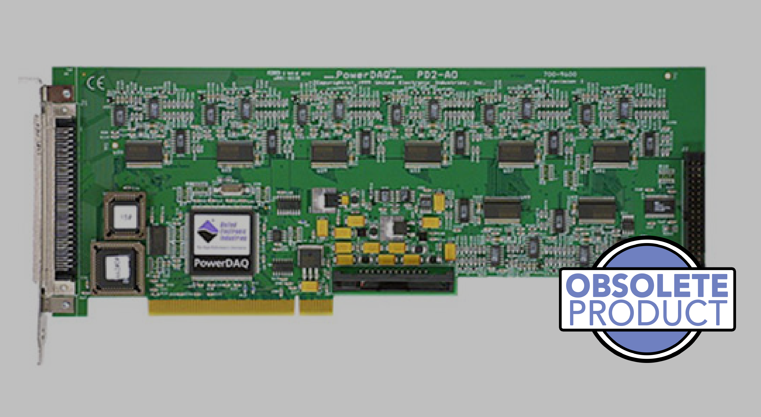 32-channel, 16-bit, 100 kS/s per channel PCI analog output board