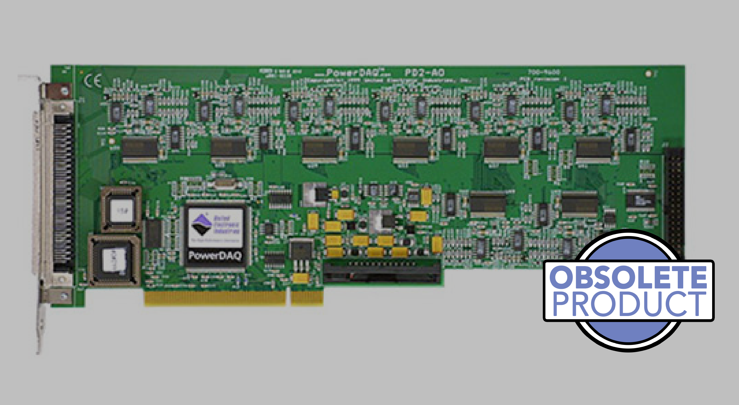 32-channel, 16-bit, 100 kS/s per channel, high-speed PCI analog output board