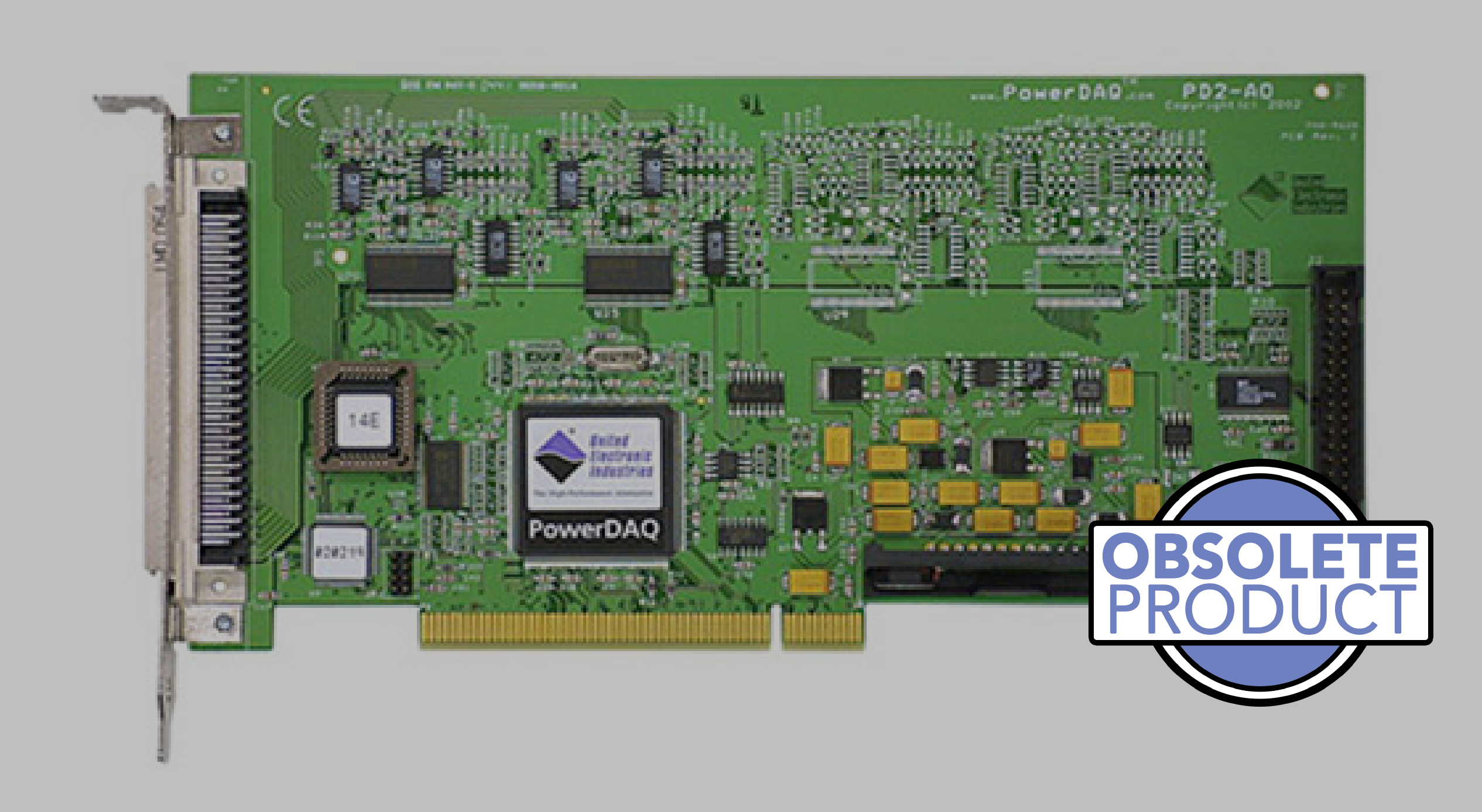 8-channel, 16-bit, 100 kS/s per channel PCI analog output board