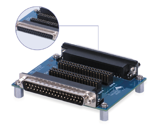 37-pin in-line breakout board