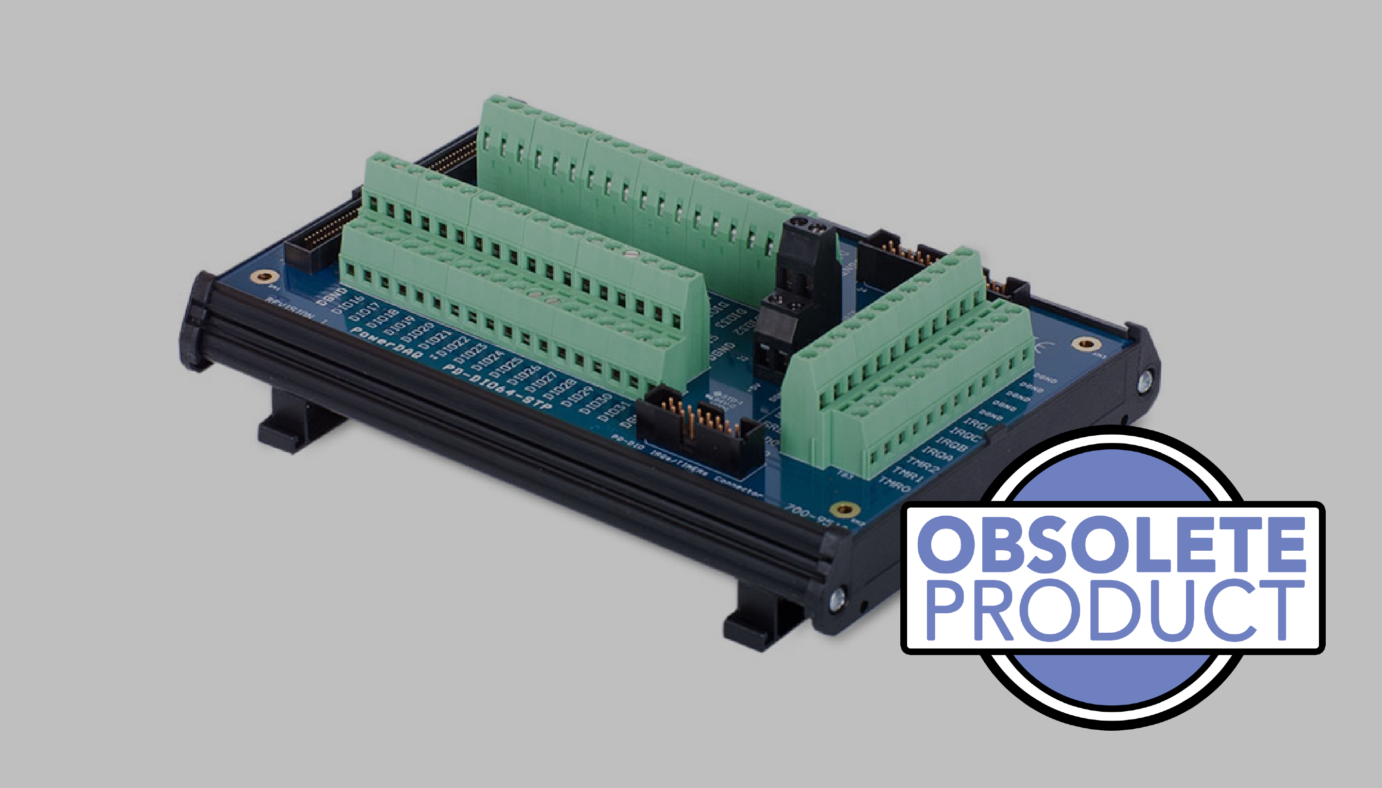 64-channel digital I/O screw terminal panel