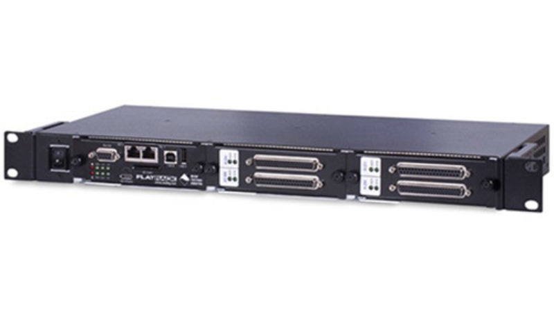GigE Linux based Programmable Automation Controller FlatRACK with 4 I/O slots, 9-36 VDC powered