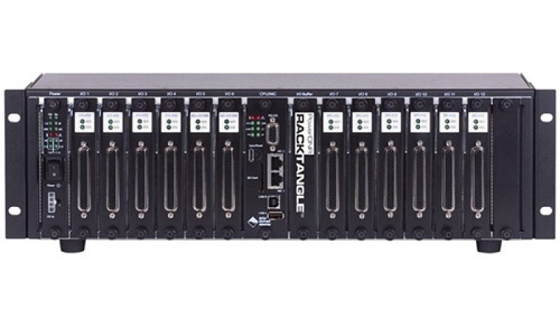 Compact (3U), 12-slot, rugged, Gigabit Ethernet Data Acquisition and control rack