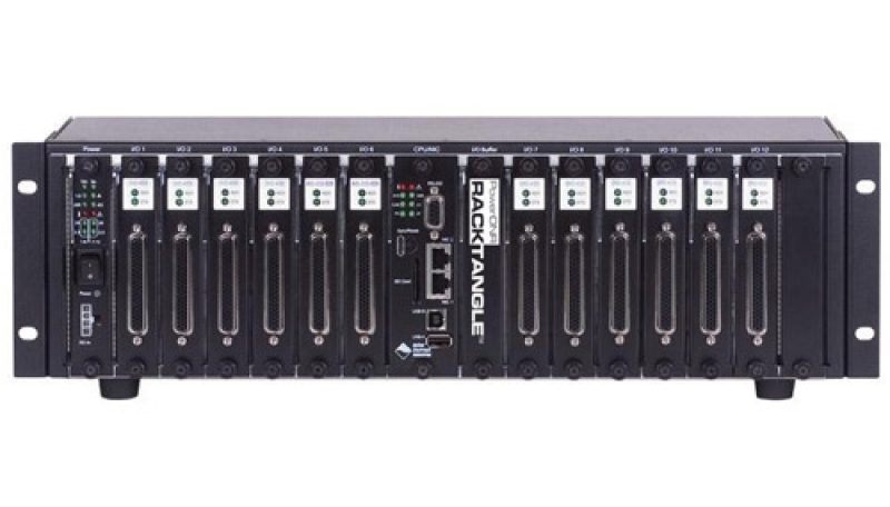 Real-Time, GigE, rack mountable (3U chassis), programmable automation controller (PAC) with 12 I/O slots