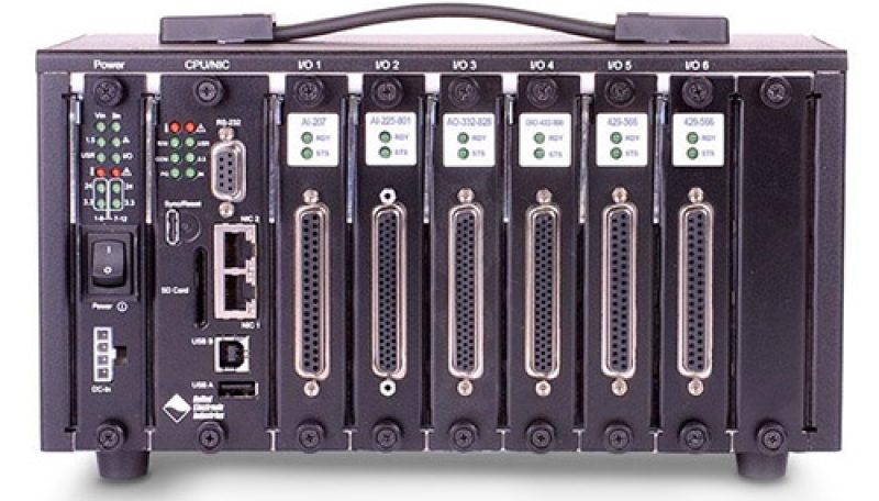 Real-Time, GigE, programmable automation controller (PAC) rack with 6 I/O slots