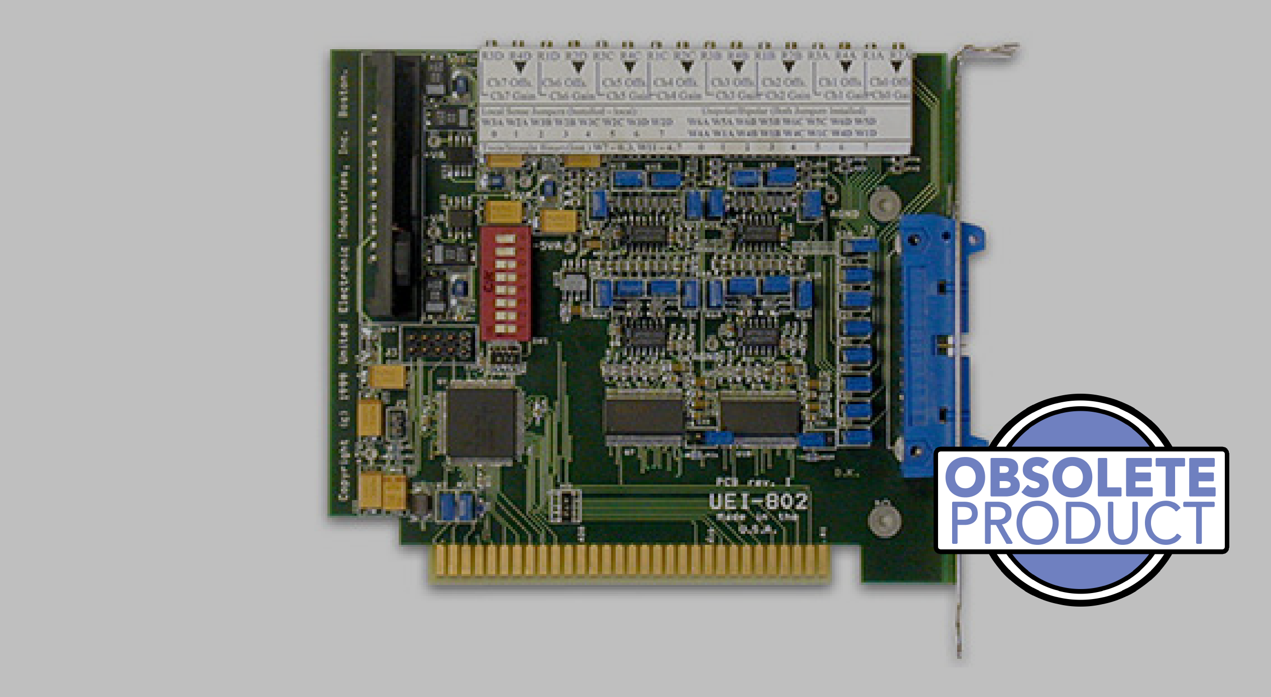 8-channel, 12-bit ISA analog output board (replaces RTI-802-8)