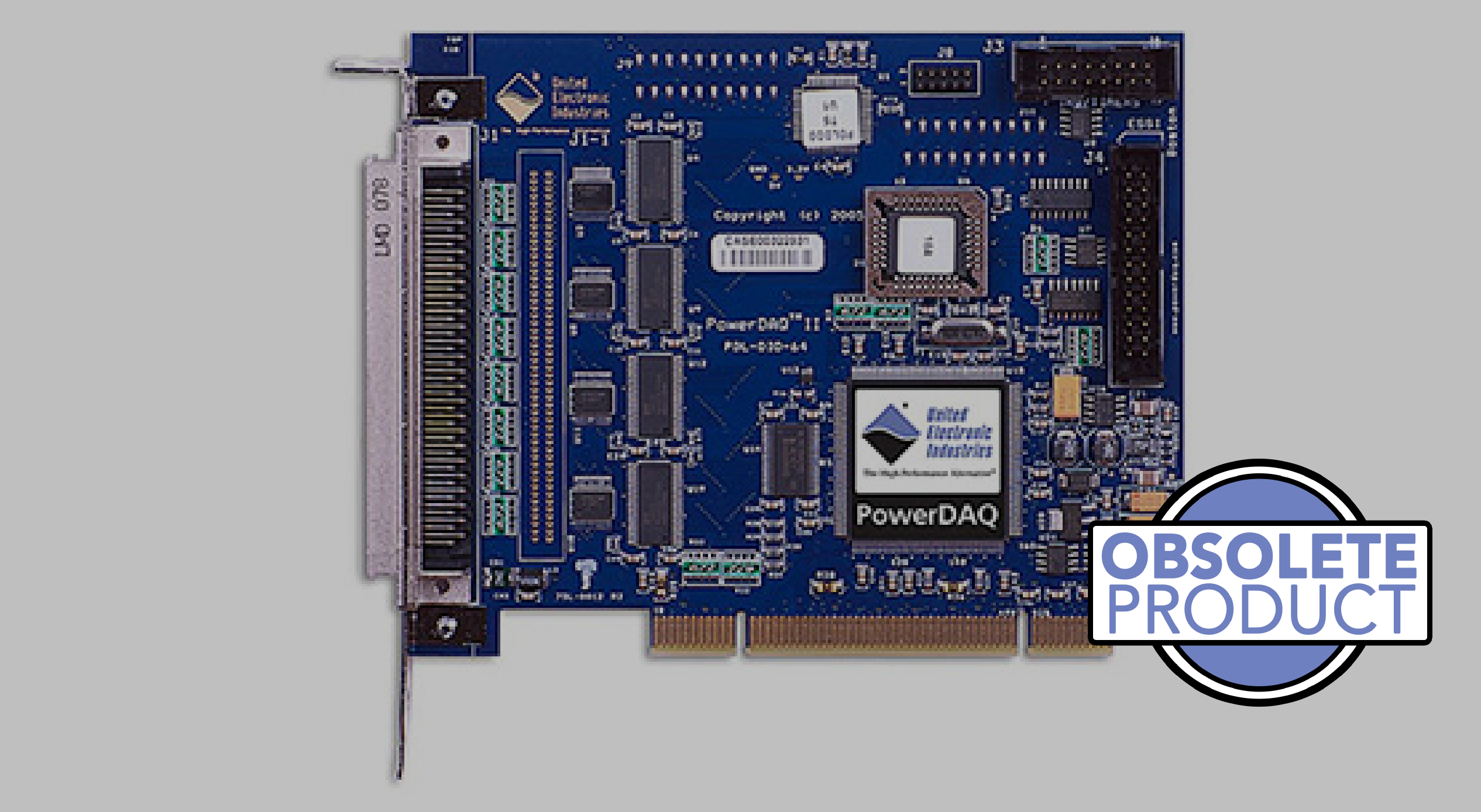 64-channel, 16-bit PCI digital I/O lab board w/pattern generation
