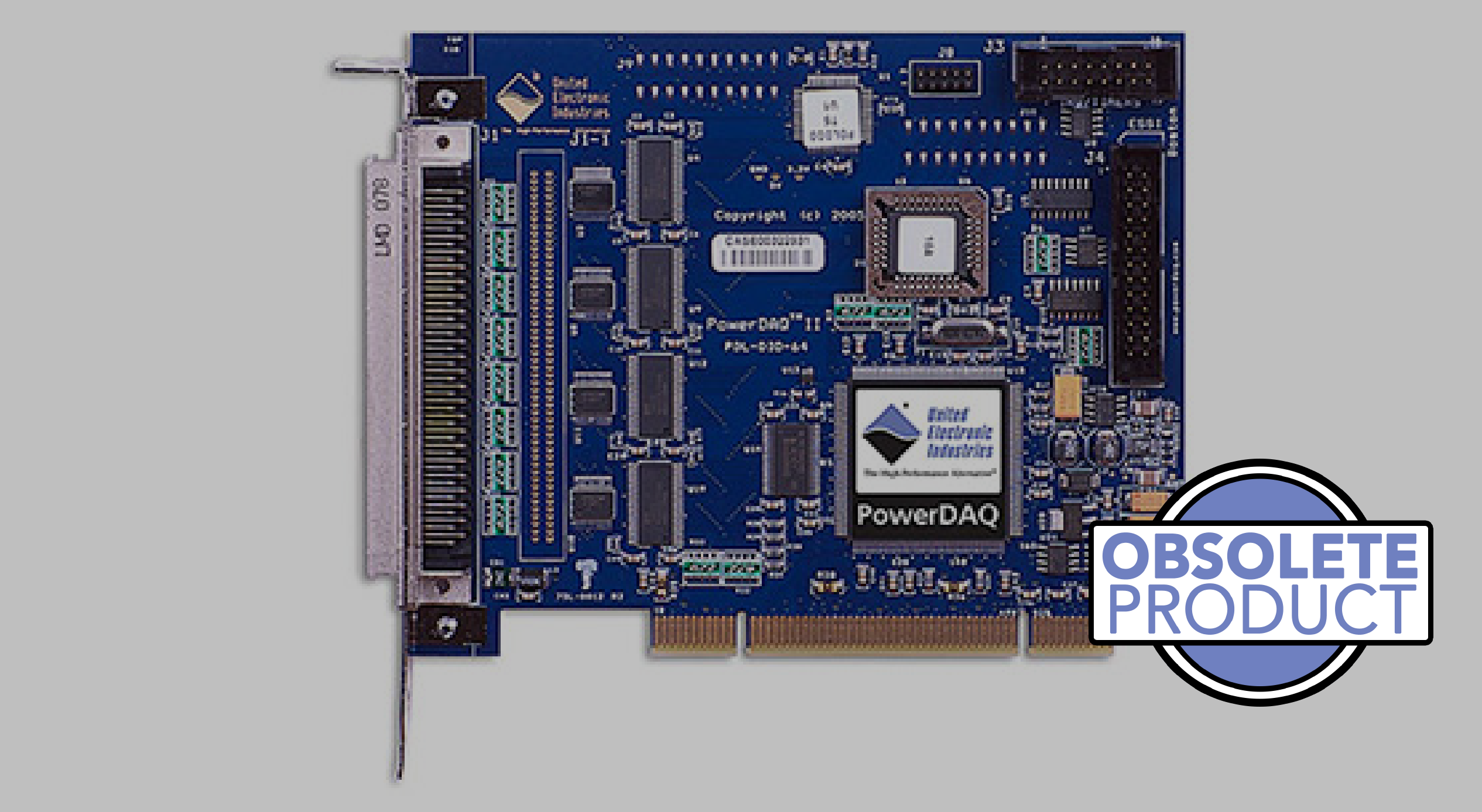 64-channel, 16-bit PCI digital I/O lab board with time sequencing