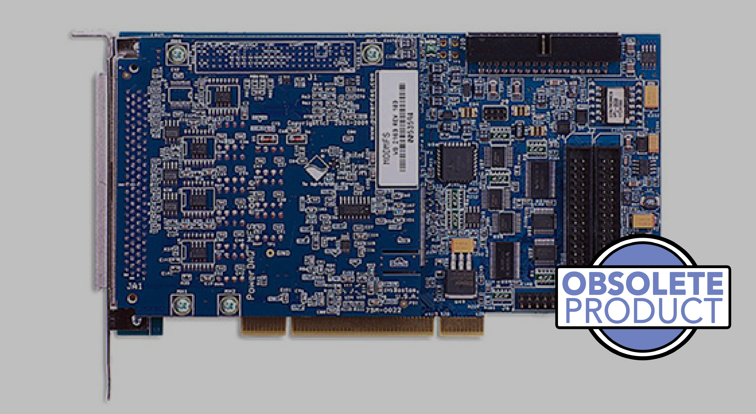 500 kS/s, 16-bit, 8SE SSH A/D PCI multifunction board