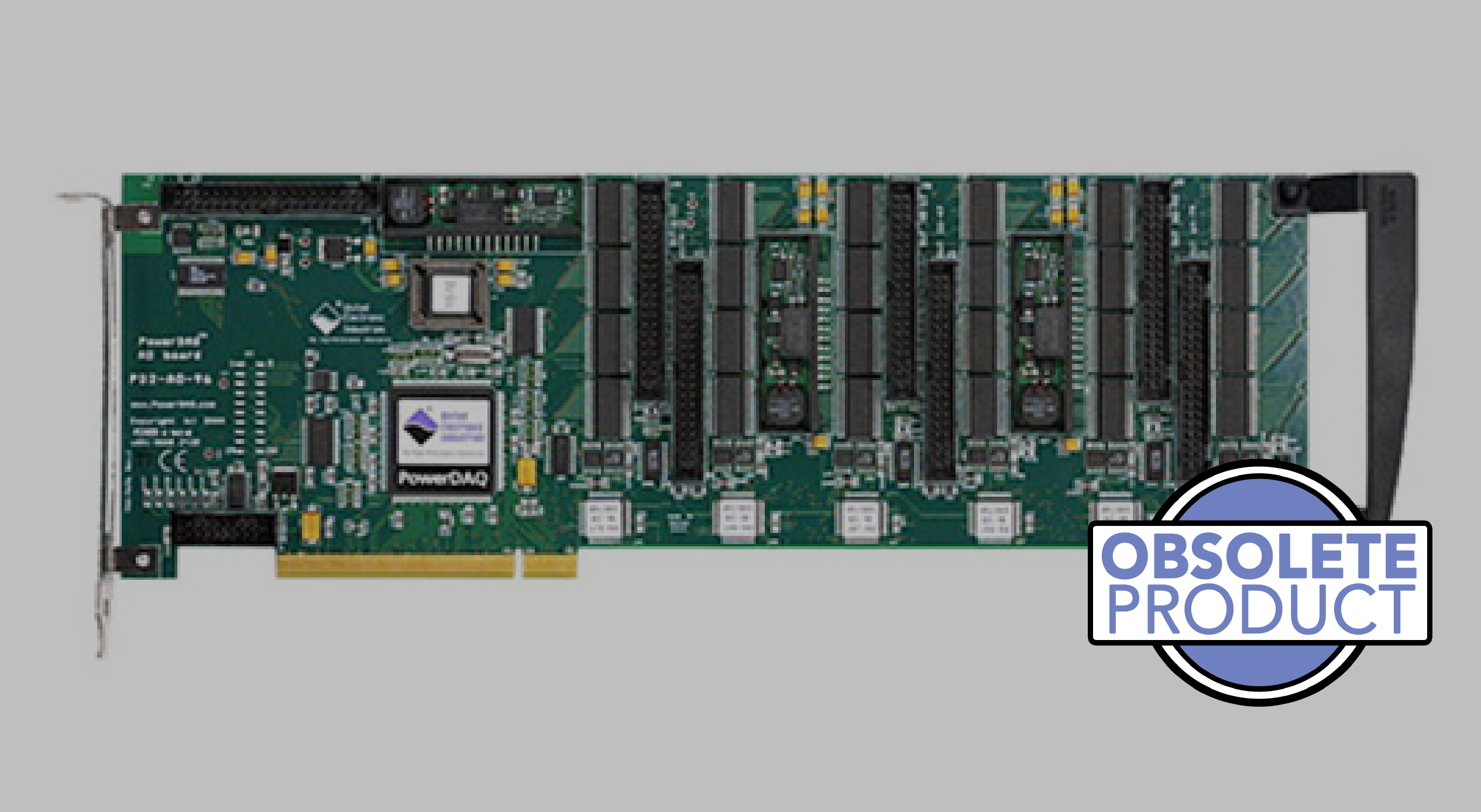 96-channel, 16-bit, 100 kS/s per channel, high-speed PCI analog output board