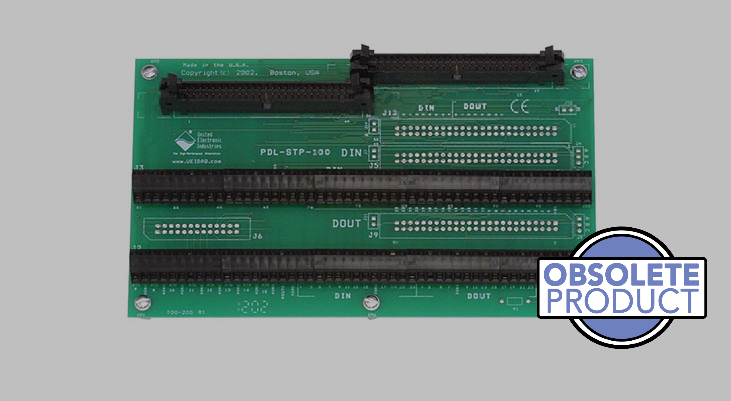 Screw-terminal panel for PDL-MF multifunction boards