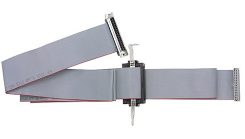 9 ft, 37-way ribbon cable with mounting bracket and internal cable