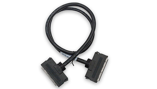 5m. 96-way, round, shielded cable with molded cover