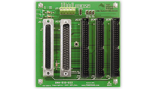 DNA-DIO-403 to PB-16 series SSR relay rack interface