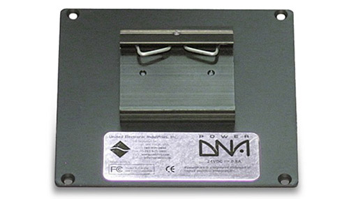 Rear-mount DIN rail clip for PowerDNA 5-layer Cube