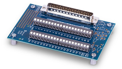 37-channel screw terminal panel