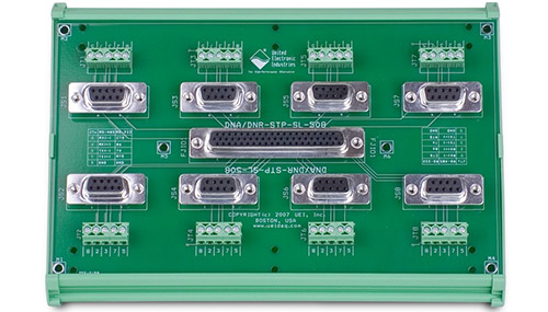 Breakout and interconnection board for the DNx-SL-508