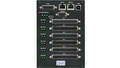 6-slot, Ethernet-based I/O, Data Acquisition and Control Cube with PowerPC  CPU and dSub power connector - Aerospace DAQ, Test, HIL - UEI