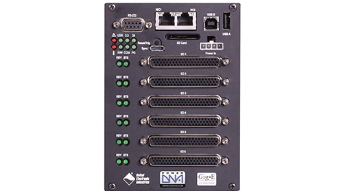 Real-Time, GigE, programmable automation controller (PAC) with 6 I/O slots