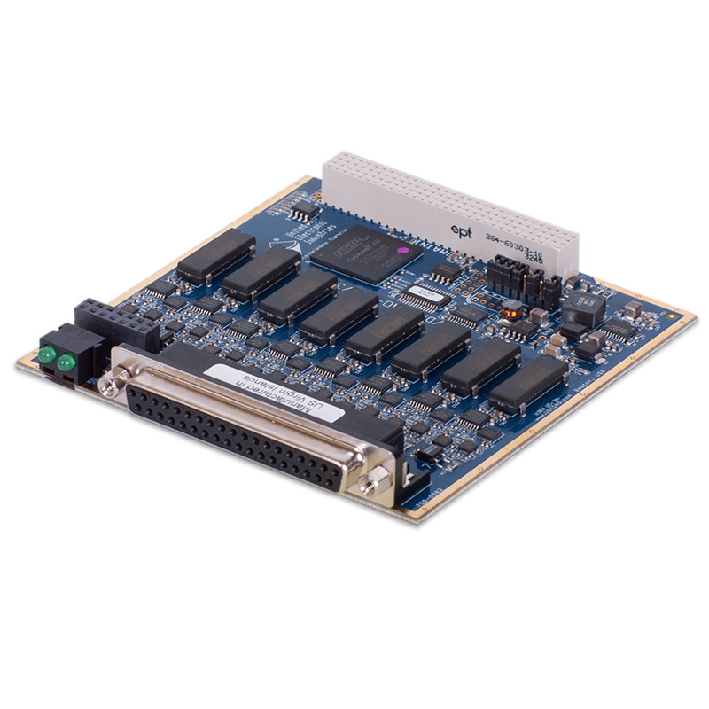 8-Channel isolated D/A Board optimized for best accuracy at 5V