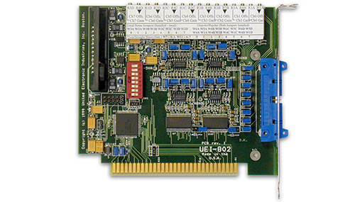 8-channel, 12-bit ISA analog output board (replaces RTI-802-8)