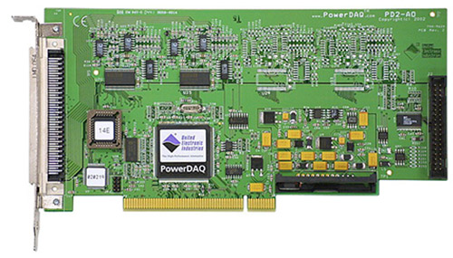 8-channel, 16-bit, 100 kS/s per channel PCI analog output board